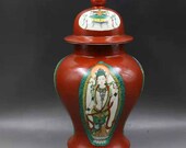 Qing Dynasty Kangxi Style Famille Rose Fencai Porcelain Big Jar,Jug,Pot,China Vintage ceramic collection Chinese Antiques Porcelain