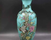 Qing Dynasty Kangxi Style Famille Rose Fencai Porcelain Big Vase,China Vintage ceramic collection Chinese Antiques Porcelain