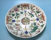 Qing Dynasty Guangxu Style Famille Rose Porcelain Plate.Rare China Imperial Art Vintage ceramic Collection Chinese Antiques Porcelain