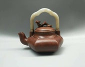 Chinese Antique Yixing Zisha Pottery Teapot,Purple pot,Purple sand Tea Set,Yangpengnian Mark.Rare China Royal Art Vintage ceramic collection