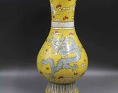 Qing Dynasty Kangxi Style Famille Rose Fencai Porcelain Big Vase,China Vintage ceramic collection Chinese Antiques Porcelain