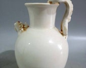 Tang Dynasty Xing Ware Style Porcelain White Glaze Flagon,Wine Pot,Rare Vintage China Royal Art ceramic collection Chinese Antiques