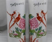 Pair of The Republic of China Minguo Famille Rose Porcelain Big Hat Pot,China Vintage ceramic Chinese Antiques Fencai Porcelain brushpot
