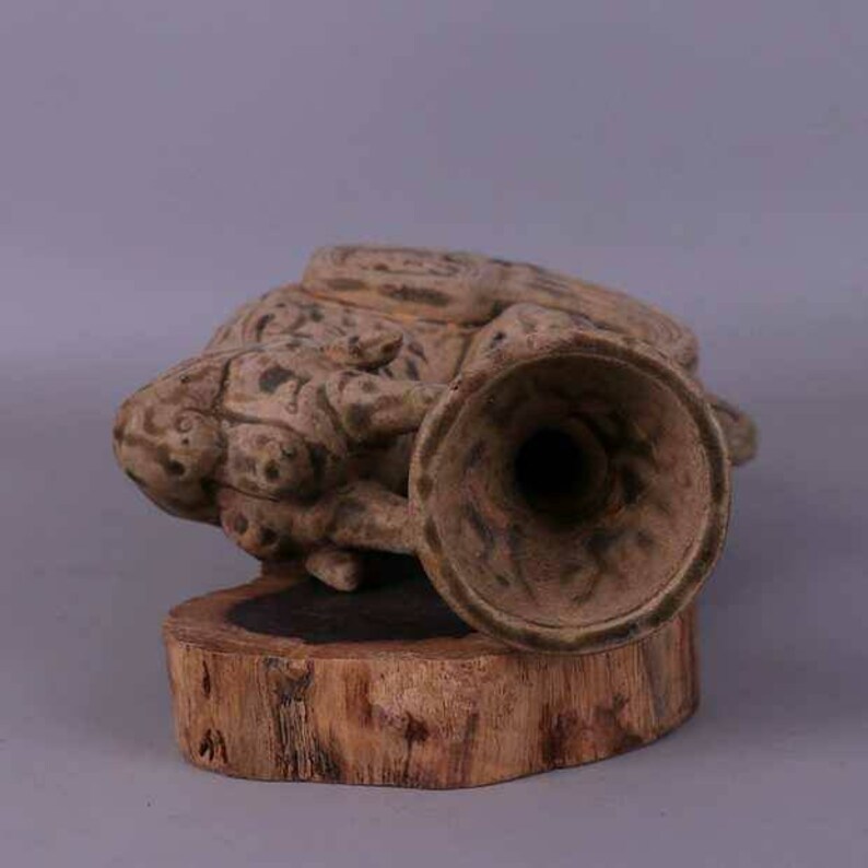 Chinese Antique Five Dynasty Yue Ware Style Porcelain Celadon Oil Lamp.Rare Vintage China Royal Art ceramic collection