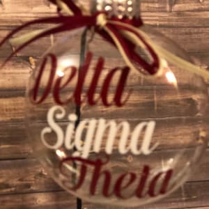 Delta Sigma Theta Ornament