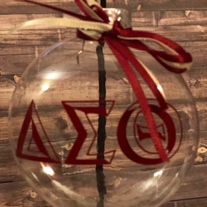 Delta Sigma Theta Ornament - Greek letters
