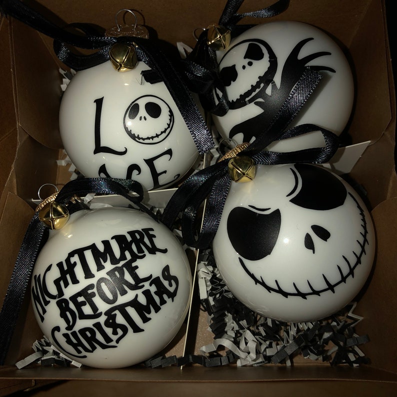 Nightmare Before Christmas Themed Ornament Set - Etsy