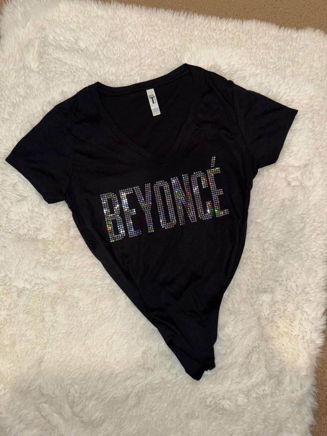 Beyonce Faux Rhinestone Tee/ Concert Swag / Beyhive - Etsy