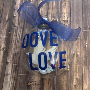 Dove Love ornament