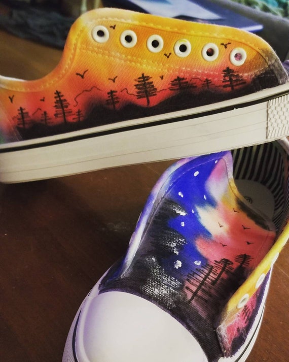 custom sneakers etsy