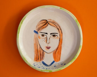 Custom Portrait Ceramic plate
