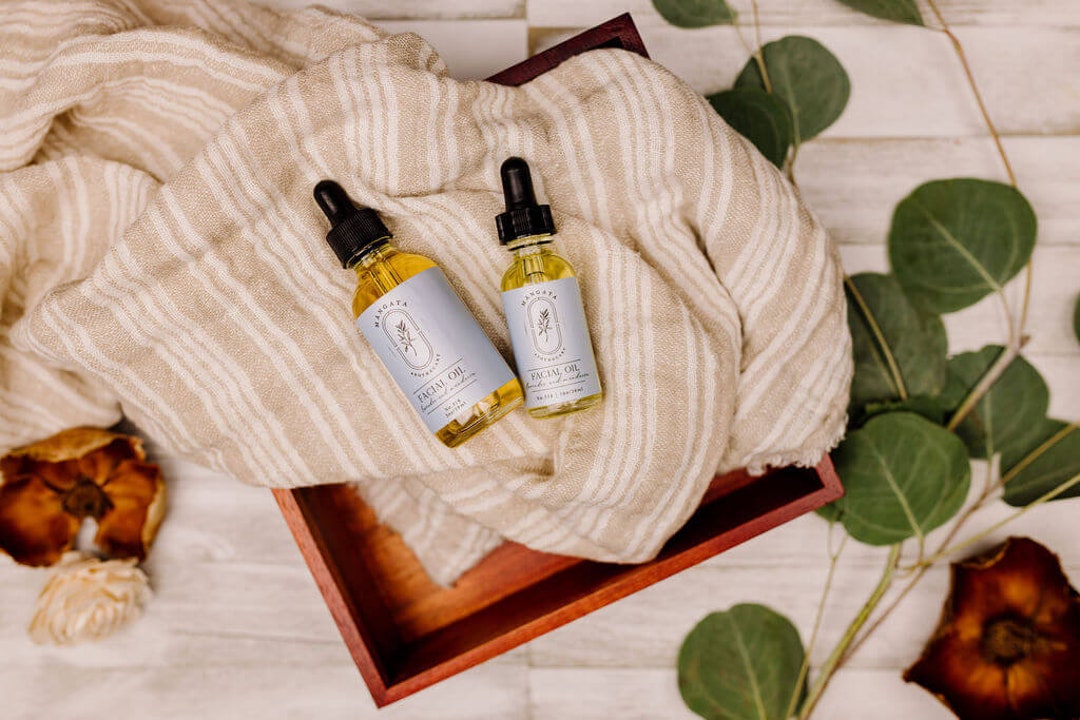 Facial Oil Herbal Face Oil Face Serum Repairing Skin Oil Etsy