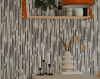 Minimalist Chevron Wallpaper: Peel and Stick Home Decor