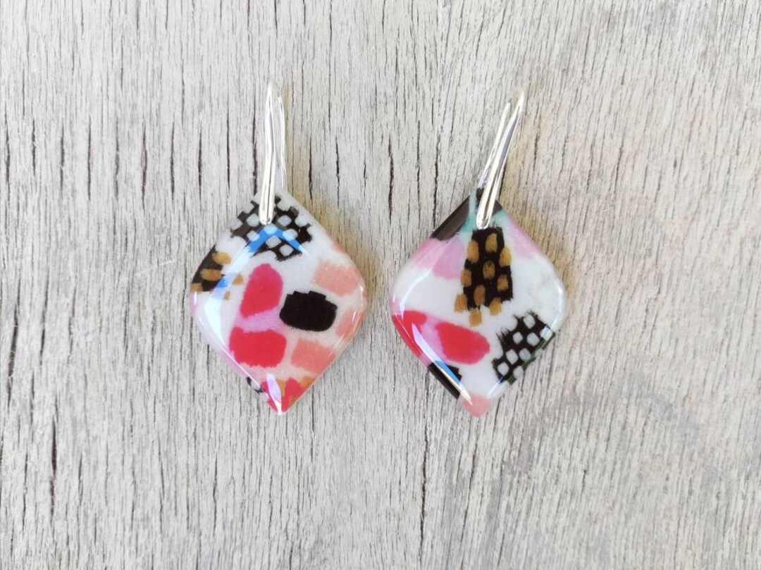 Ensemble Collier Et Boucles D'Oreilles Pomme Crystalline Azuria - Plaqué Or Blanc 18ct Cristaux Rose Oeil De Chat