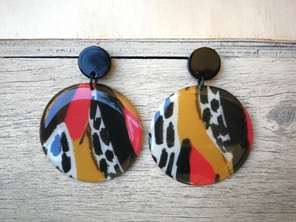Paparazzi leopard earrings clearance