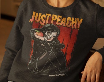 Just Peachy Goth Girl Sweatshirt