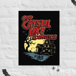 Camp Crystal Lake Friday The 13th Poster
