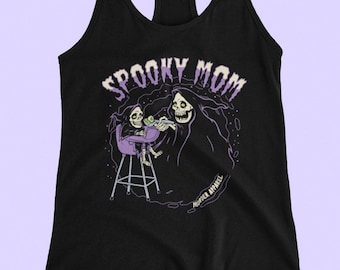 Spooky Mom Grim Reaper Tank
