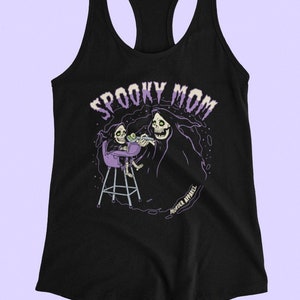 Spooky Mom Grim Reaper Tank