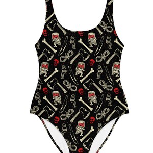 True Crime and Wine One-Piece Swimsuit