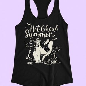 Hot Ghoul Summer Goth Racerback Tank Top