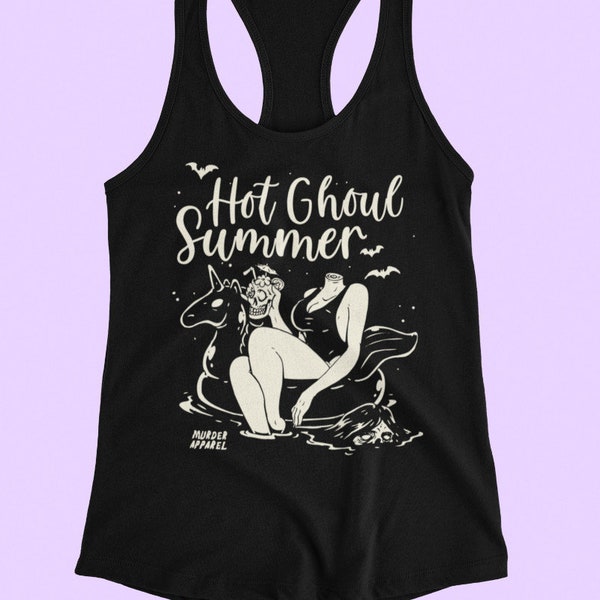 Hot Ghoul Summer Goth Racerback Tank Top