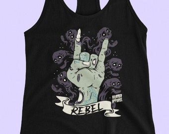 Rebel Zombie Racerback Tank