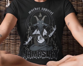 Baphomet Namaslay Yoga T-Shirt
