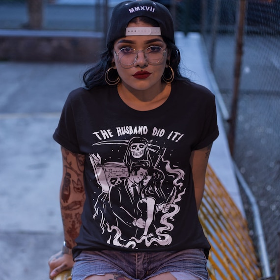 The Husband Did It True Crime Shirt For Murderinos The Husband Did It True Crime Shirt For Murderinos