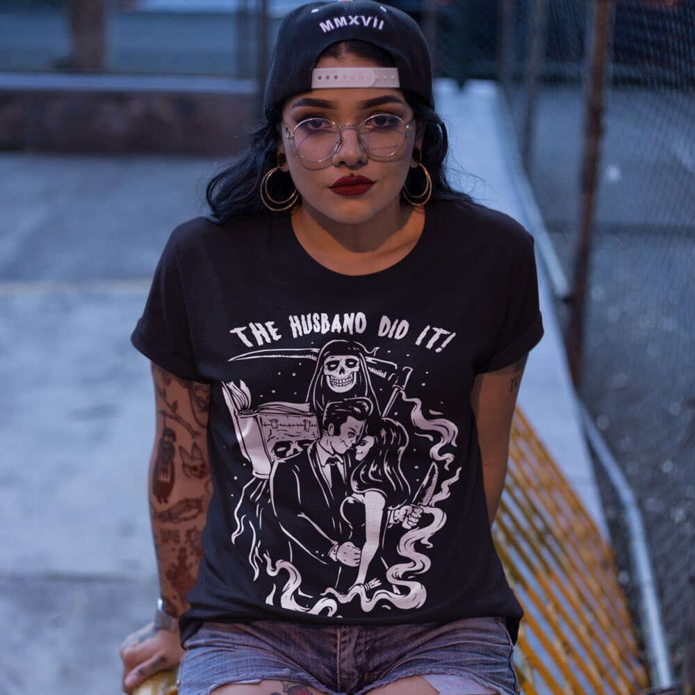 My Favorite Murder MFM Shirt // the Husband Did It Killer T-shirt