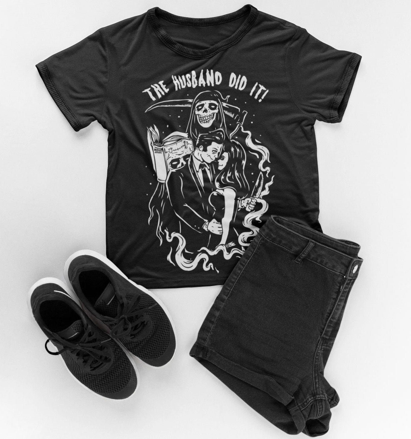 My Favorite Murder MFM Shirt // the Husband Did It Killer T-shirt