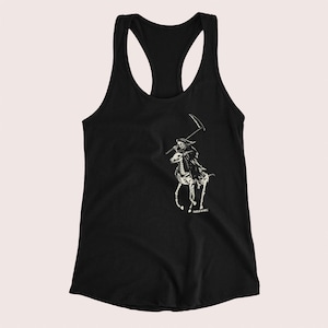Polo Grim Reaper Goth Racerback Tank