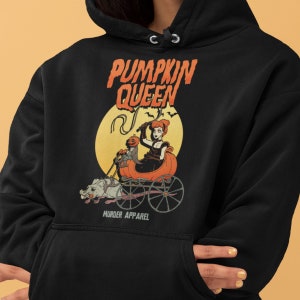 Pumpkin Queen Halloween Cinderella Retro Hoodie