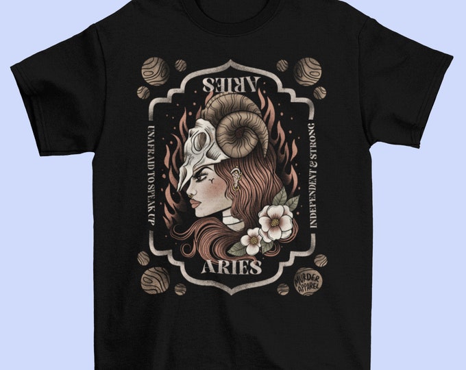 Aries Zodiac Astrology T-Shirt