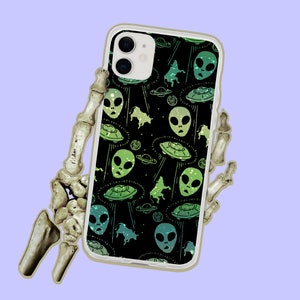 Aliens And UFOs iPhone Case