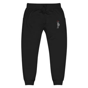 Broken Heart Embroidered Sweatpants