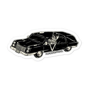 Adesivo funebre per carro funebre