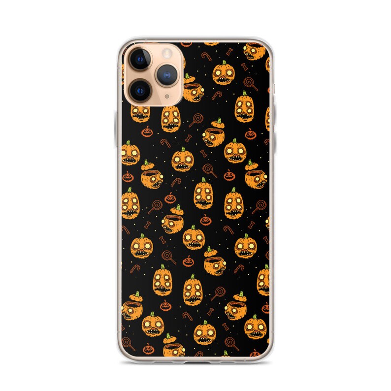 Zombie Pumpkins Halloween iPhone Case
