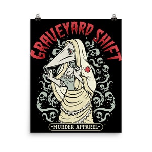 Plague Nurse Graveyard Shift Poster