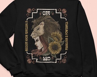 Leo Zodiac Astrology Sweatshirt
