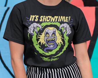 Beetlejuice It's Showtime Vintage Horror T-Shirt