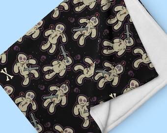 Voodoo Dolls Throw Blanket