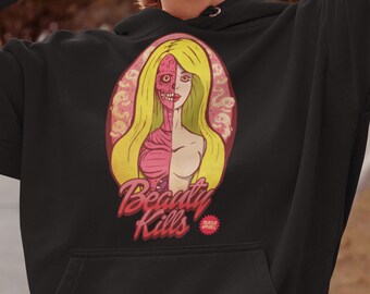 Beauty Kills Kawaii Pastel Goth Hoodie