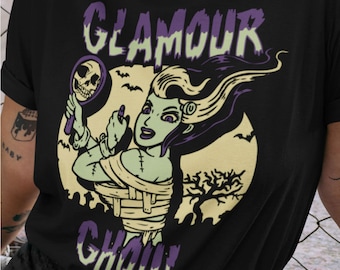 Glamour Ghoul vintage Halloween Monster T-Shirt