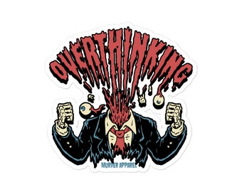 Overthinking Sticker