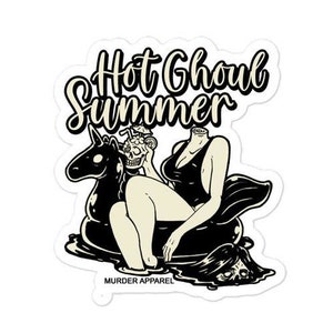 Hot Ghoul Summer Sticker