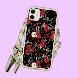 Satan&#39;s Hell Death Metal 666 Music iPhone Case