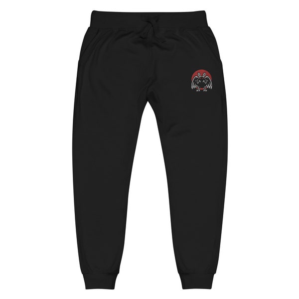 Mothman Embroidered Sweatpants