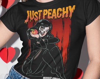 Just Peachy Pastel Goth Pin-up T-Shirt