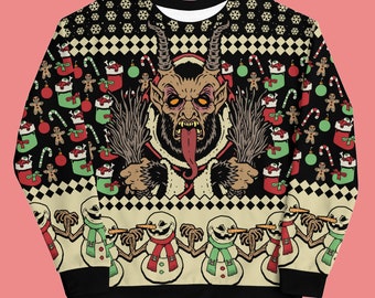 Ugly Christmas Krampus Sweatshirt